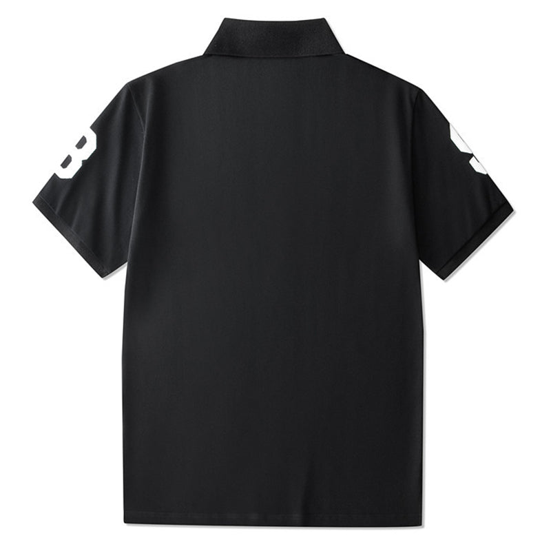 BAPE Embroidered Ape Head Men's Polo Shirt - White