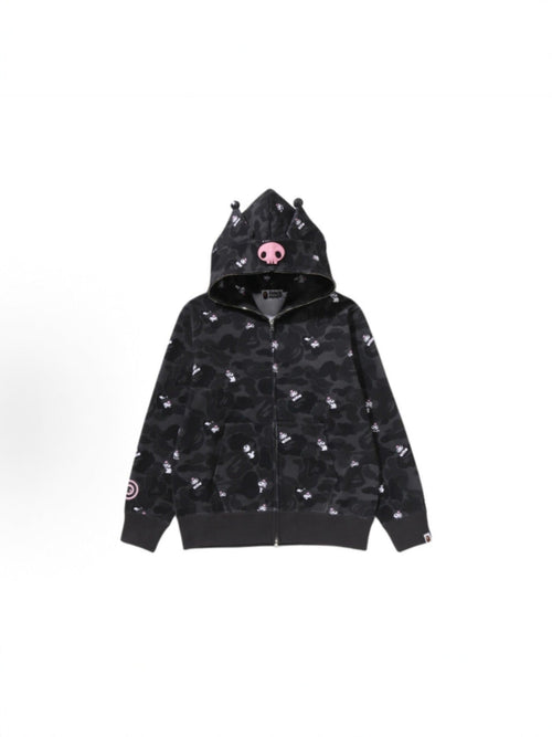 A Bathing Ape X Sanrio Hello Kitty Kuromi Full Zip Hoodie